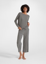 Wide Leg Fit Hosen Nightwear - Hose ash grey