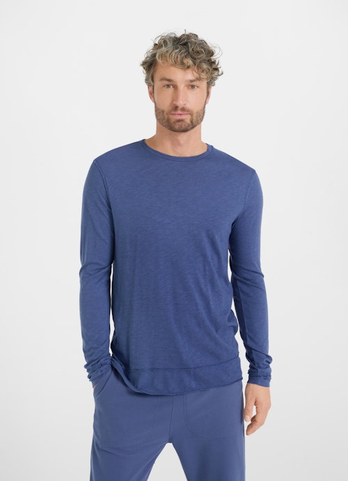 Coupe Regular Fit T-shirts à manches longues T-shirt à manches longues smokey blue