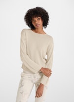 Regular Fit Pullover Viskose Blend - Sweater almond milk