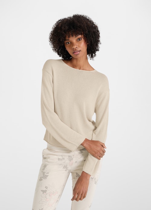 Regular Fit Sweaters Viskose Blend - Sweater almond milk