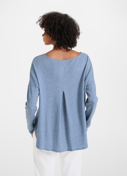 Loose Fit Sweaters Cashmix - Sweater denim melange