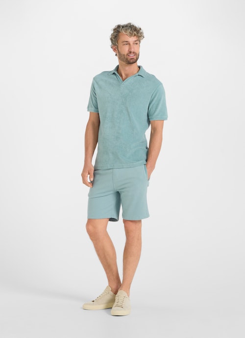 Regular Fit T-shirts Terry cloth - Poloshirt slate green