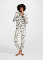 Slim Fit Hosen Nightwear - Hose eggshell