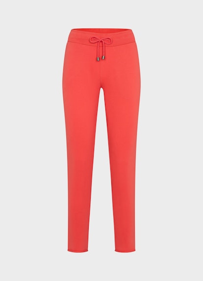 High Waist Fit Hosen Slim Fit - Sweatpants poppy red