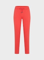 High Waist Fit Hosen Slim Fit - Sweatpants poppy red