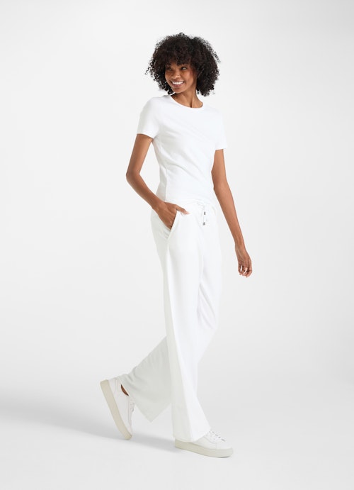 Wide Leg Hosen Wide Leg Fit - Sweatpants white