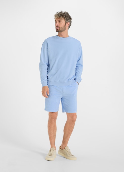 Slim Fit Shorts Terry cloth - Shorts marina blue