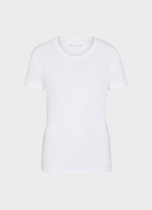 Slim Fit T-Shirts Jersey Modal - T-Shirt white