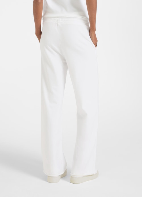 Wide Leg Hosen Wide Leg Fit - Sweatpants white