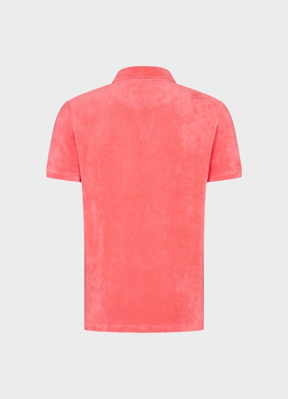 Regular Fit T-Shirts Frottee - Poloshirt fiery pink