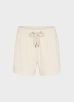 Medium Length Shorts Samt - Shorts eggshell