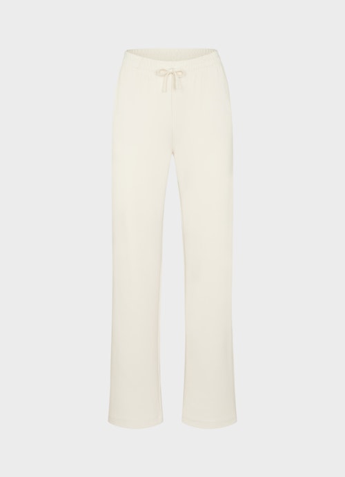 Coupe Wide Leg Fit Pantalons Wide Leg - Sweatpants eggshell