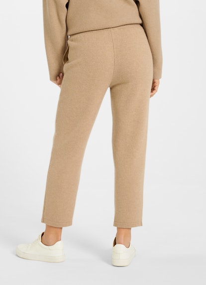 Coupe Regular Fit Pantalons Cashmere Blend - Hose camel