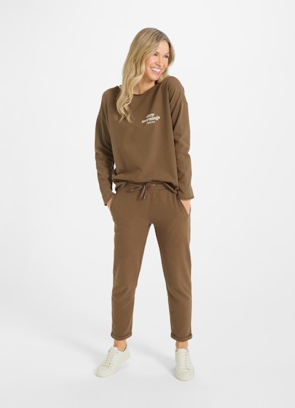 Loose Fit Sweatshirts Sweatshirt milky coffee