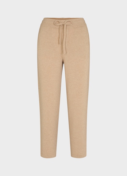 Coupe Regular Fit Pantalons Cashmere Blend - Hose camel