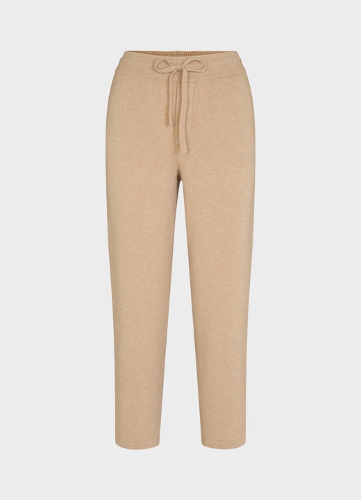 Regular Fit Hosen Cashmere Blend - Hose camel