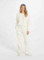 Coupe Wide Leg Fit Pantalons Wide Leg - Sweatpants eggshell