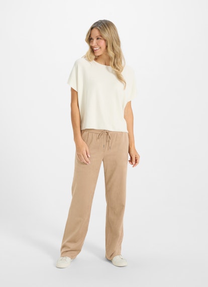 Coupe Casual Fit Pantalons Tech Velours - Hose camel