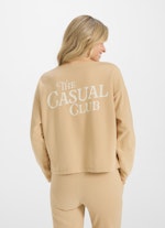 Coupe Loose Fit Sweat-shirts Sweatshirt camel