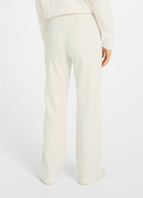 Wide Leg Pants Wide Leg Fit - Sweatpants eggshell
