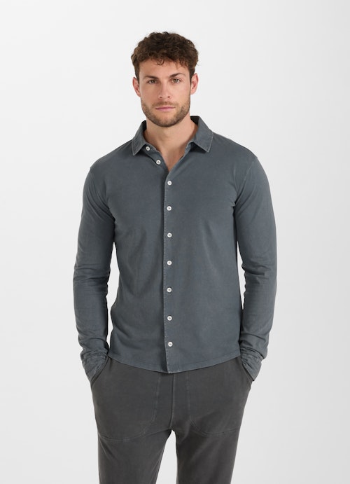 Regular Fit Shirts Grau smoke