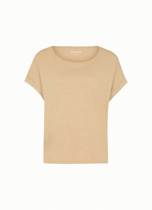 Coupe Loose Fit T-shirts Boxy - T-Shirt camel