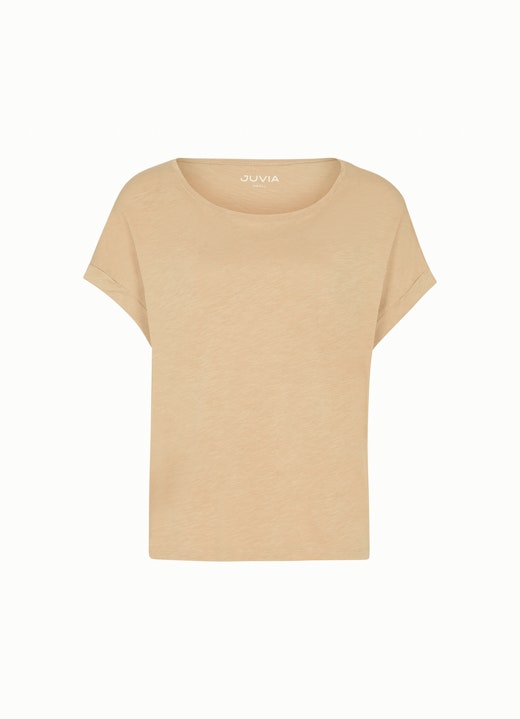 Loose Fit T-Shirts Boxy - T-Shirt camel