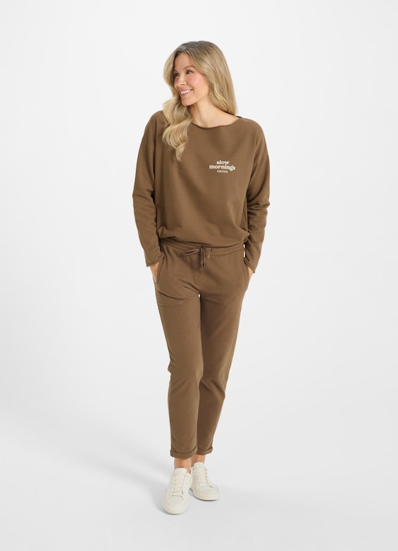 Casual Fit Hosen Casual Fit - Sweatpants milky coffee