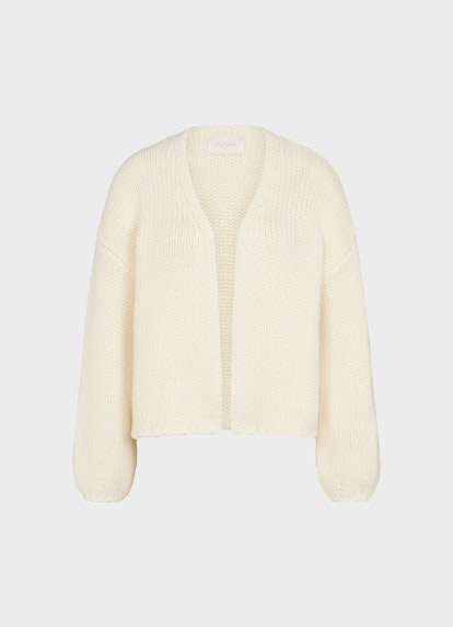 Oversized Fit Strick Strick - Cardigan eggshell