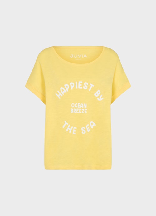 Coupe Loose Fit T-shirts Boxy - T-Shirt lemon drop