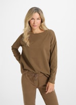 Loose Fit Sweatshirts Sweatshirt milky coffee