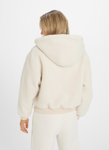 Oversized Fit Jacken Teddy - Jacke eggshell