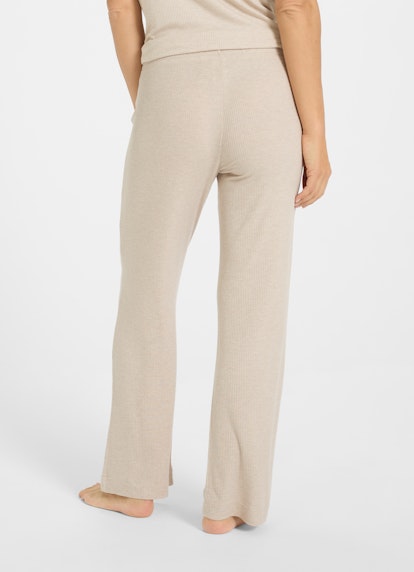 Wide Leg Fit Hosen Nightwear - Hose sand