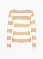 Slim Fit Knitwear Cashmix - Sweater camel-eggshell