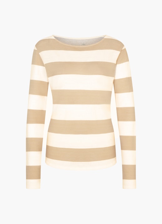 Slim Fit Knitwear Cashmix - Sweater camel-eggshell