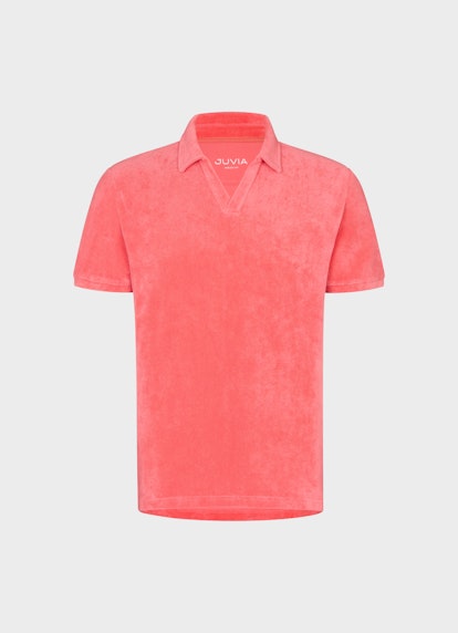 Regular Fit T-Shirts Frottee - Poloshirt fiery pink