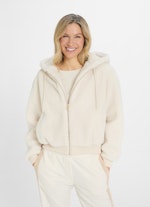 Oversized Fit Jacken Teddy - Jacke eggshell