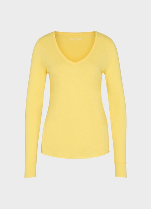 Slim Fit Longsleeves Longsleeve lemon drop