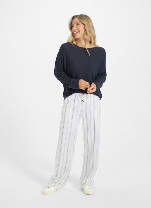 Coupe Wide Leg Fit Pantalons Wide Leg - Sweatpants white