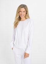 Loose Fit Sweatshirts Sweatshirt white