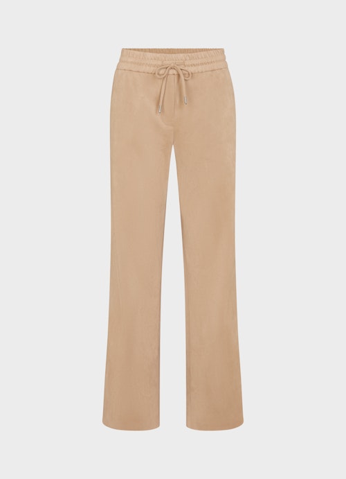 Coupe Casual Fit Pantalons Tech Velours - Hose camel