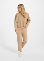 Coupe Regular Fit Pantalons Cashmere Blend - Hose camel