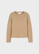 Casual Fit Strick Cashmere Blend - Pullover camel