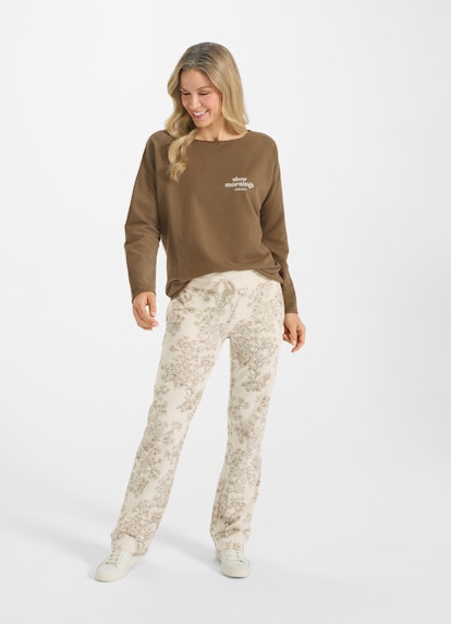 Coupe Wide Leg Fit Pantalons Wide Leg - Sweatpants milky coffee