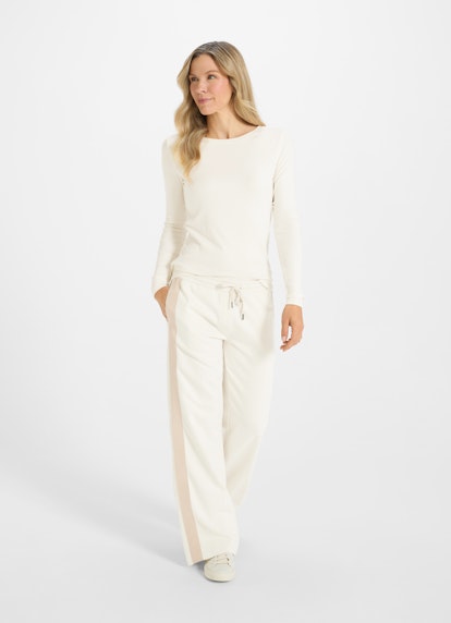 Coupe Wide Leg Fit Pantalons Wide Leg - Sweatpants eggshell