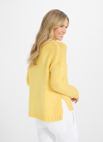 Casual Fit Strick Strick - Pullover lemon drop