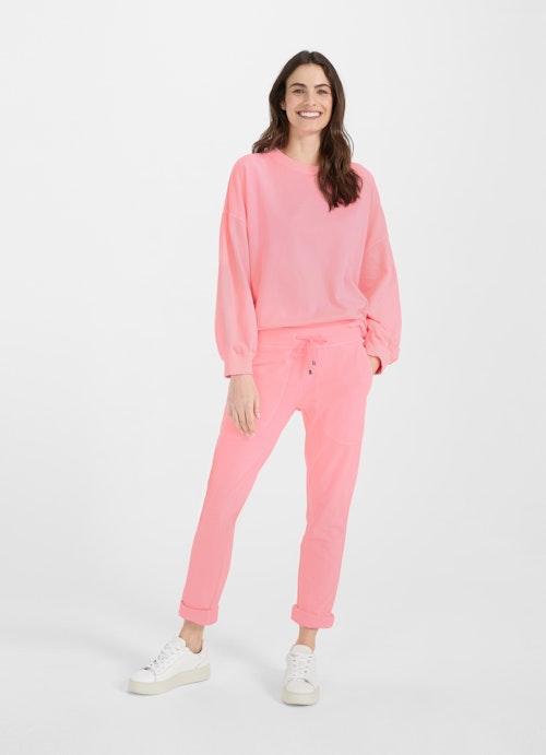 Loose Fit Sweatshirts Oversized - Sweatshirt neon pink