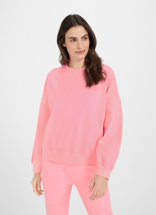 Coupe Loose Fit Sweat-shirts Oversized - Sweatshirt neon pink