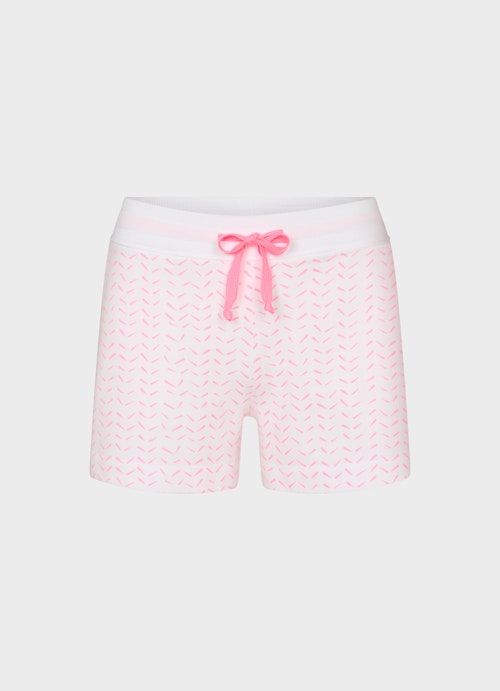 Medium Length Short Shorts neon pink