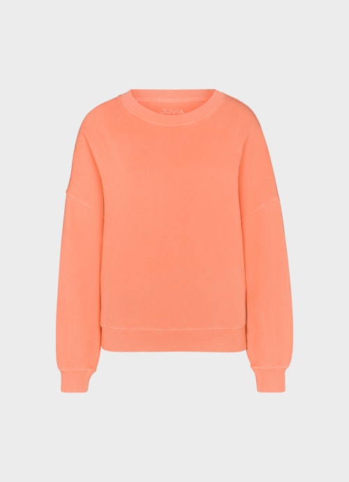 Loose Fit Sweatshirts Oversized - Sweatshirt neon orange